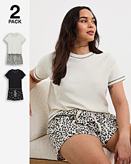 Pretty Secrets (2 Pack) Pyjama Short Sets