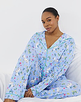 Pretty Secrets Revere Pyjama Set Spring Scottie Dog Print