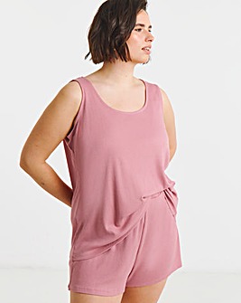 Pretty Secrets Vest And Short Lounge Set