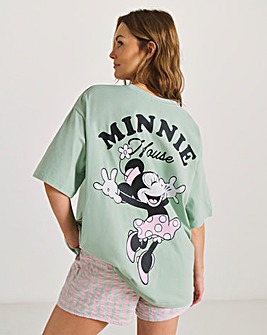 Mickey Mouse Cotton Seersucker Pyjama Short Set