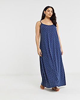Pretty Secrets Value Cami Maxi Nightie Spot Print