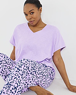 Pretty Secrets Cotton Pyjama Set Animal Print