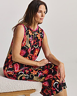 Figleaves Blanket Stitch Leopard Nightie