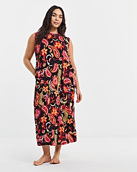 Figleaves Blanket Stitch Leopard Nightie