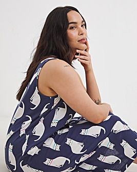 Pretty Secrets Cat Print Value Nightie