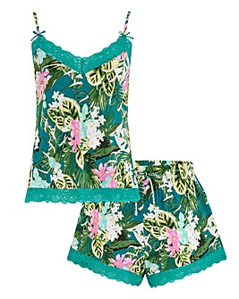Pour Moi Sofa Loves Lace Jersey Cami And Shorts PJ Set