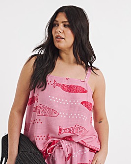 Pink Placement Print Cami
