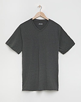 Pure Cotton V-Neck T-Shirt Long