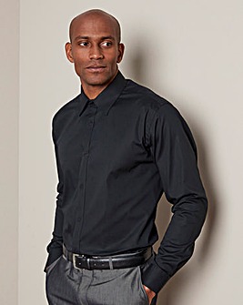 WILLIAMS & BROWN LONDON Long Sleeve Stretch Shirt Regular