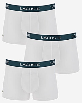 Lacoste 3 Pack Contrast Band Logo Trunk