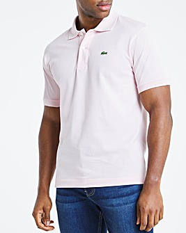 Lacoste Pink Navy Classic Pique Polo
