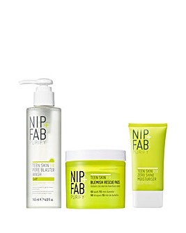 Nip+Fab Teen Skin Anti-Breakout Trio Set Worth 26 GBP