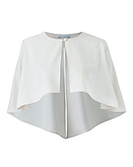 Gina Bacconi Crepe Cape Jacket