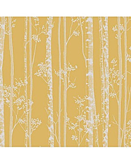 Boutique Linden Yellow Forest Wallpaper