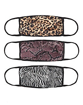 3 Pack Animal Face Coverings