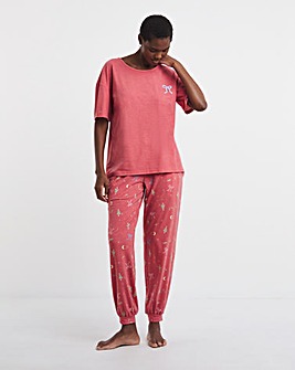 Pretty Lounge Christmas Cuffed Pyjama Set