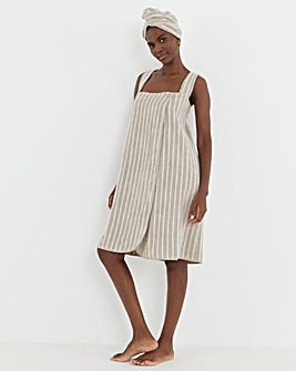 Pretty Secrets Towelling Shower Wrap And Turban