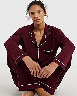 Pretty Secrets Ribbed Button Through Pyjama Set