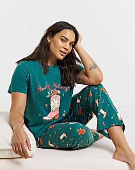 Cowgirl Christmas Value Pyjama Set