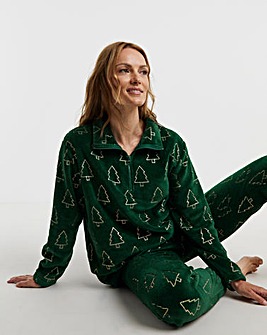 JD Williams Quarter Zip Fleece Twosie