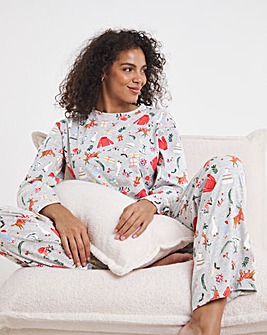 Pretty Secrets Christmas Matching Family Pyjama Set Womens