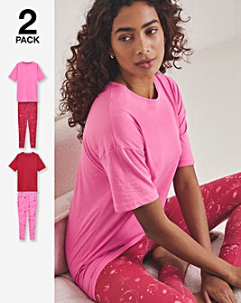 Simply Be (2 Pack) Celestial Pyjama Legging Sets