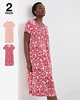 Julipa (2 Pack) Value Midi Nighties