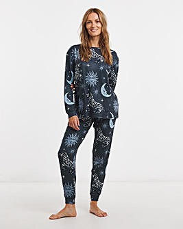 Simply Be Celestial Zebra Supersoft Pyjama Twosie