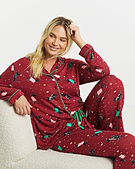 Pretty Secrets Scotty Dog Button Pyjama Set