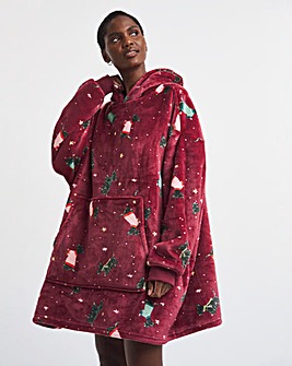 Pretty Secrets Scotty Dog Hooded Lounge Dress