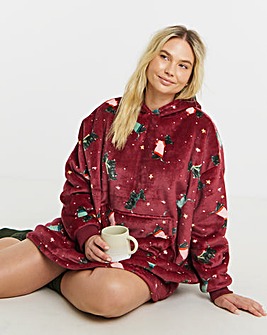 Pretty Secrets Scotty Dog Hooded Lounge Dress