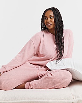 Pretty Secrets Brushed Waffle Lounge Set