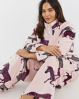 Chelsea Peers Zip Up Fleece Lounge Set