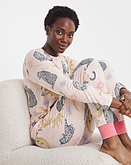 Chelsea Peers Jersey Crew Neck Pyjama Set