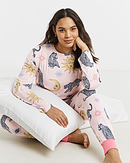 Chelsea Peers Jersey Crew Neck Pyjama Set