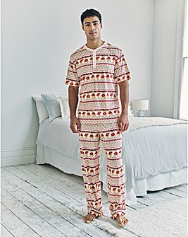 Chelsea Peers Christmas Family Pyjama Set Mens