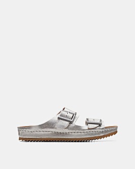 Clarks Brookleigh Leather Sandals D Fit
