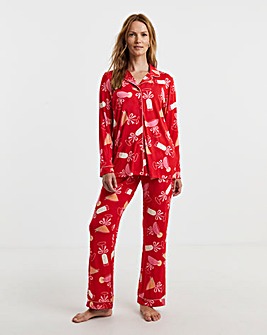 Pretty Secrets Cocktail Print Revere PJ Set