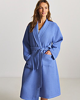 Pretty Secrets Waffle Dressing Gown