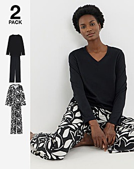 JD Williams (2 Pack) Value Pyjama Sets