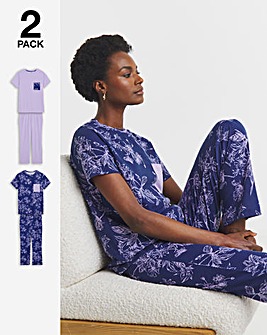 JD Williams (2 Pack) Value Pyjama Sets