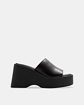 Aldo Betta Mule Platform Sandals D Fit