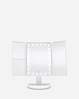 Rio LED Dimmable Touch Make Up Mirror - White