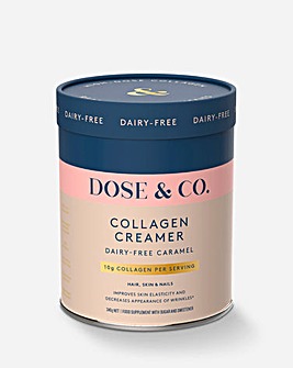 Dose & Co Dairy Free Collagen Creamer Caramel 340g