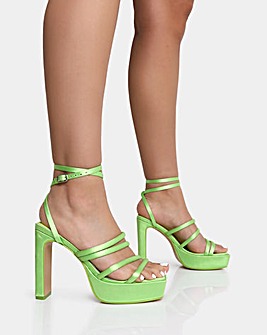 Public Desire Viola Wide Fit Platform Sandals