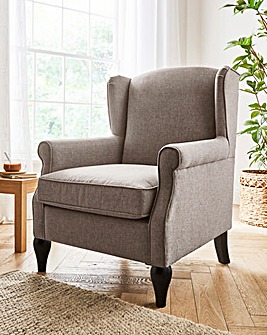 Bailey Fabric Wingback Armchair