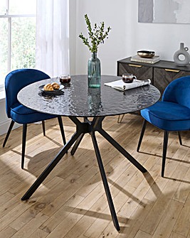 Colton Round Glass Dining Table