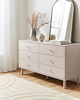 Coates 6 Drawer Wide Chest