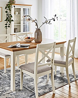 Julipa Ashford Dining Table with 4 Ashford Chairs