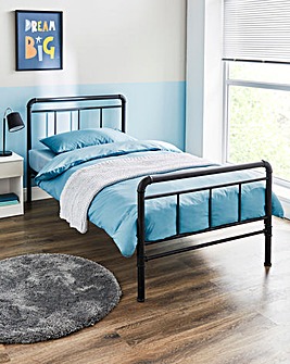 Bowen Metal Bed Frame with 3 Layer Memory Foam Hybrid Mattress